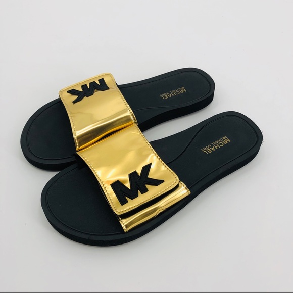 NWOT Michael Kors Flip Flop Slip On Sandals - Picture 4 of 7